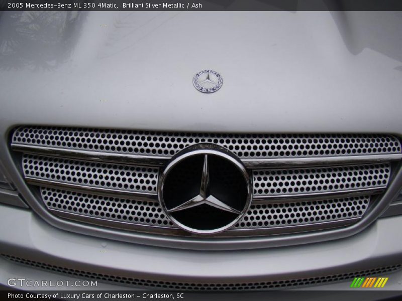 Brilliant Silver Metallic / Ash 2005 Mercedes-Benz ML 350 4Matic