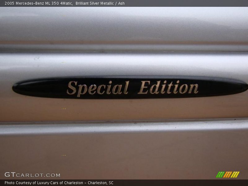 Brilliant Silver Metallic / Ash 2005 Mercedes-Benz ML 350 4Matic