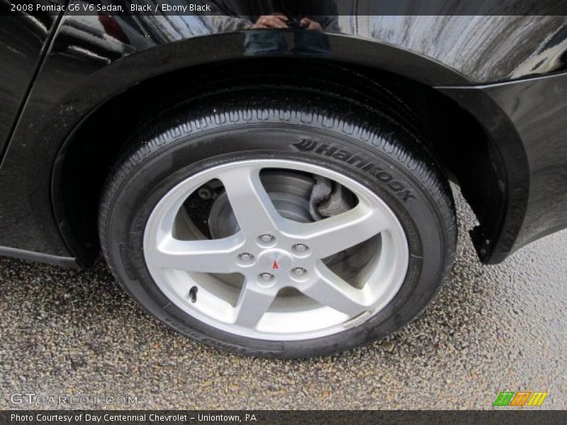 Black / Ebony Black 2008 Pontiac G6 V6 Sedan