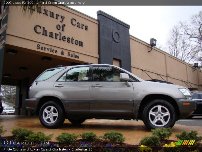 Mineral Green Opalescent / Ivory 2002 Lexus RX 300