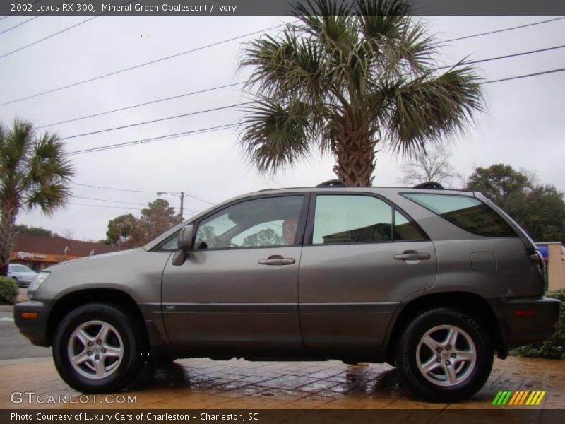 Mineral Green Opalescent / Ivory 2002 Lexus RX 300