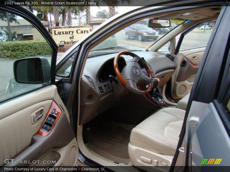 Mineral Green Opalescent / Ivory 2002 Lexus RX 300