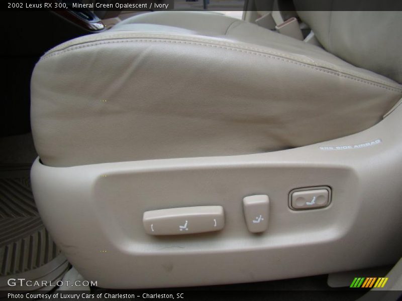 Mineral Green Opalescent / Ivory 2002 Lexus RX 300