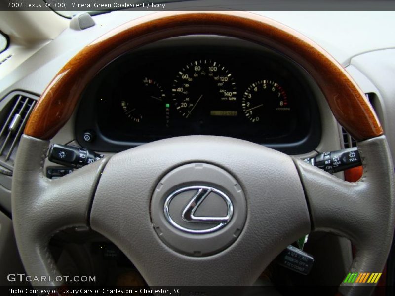 Mineral Green Opalescent / Ivory 2002 Lexus RX 300
