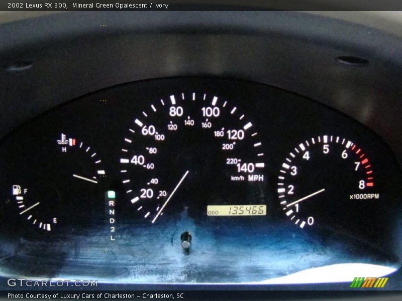Mineral Green Opalescent / Ivory 2002 Lexus RX 300