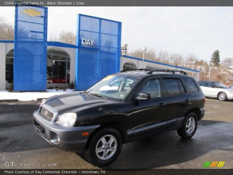 Black Obsidian / Gray 2004 Hyundai Santa Fe