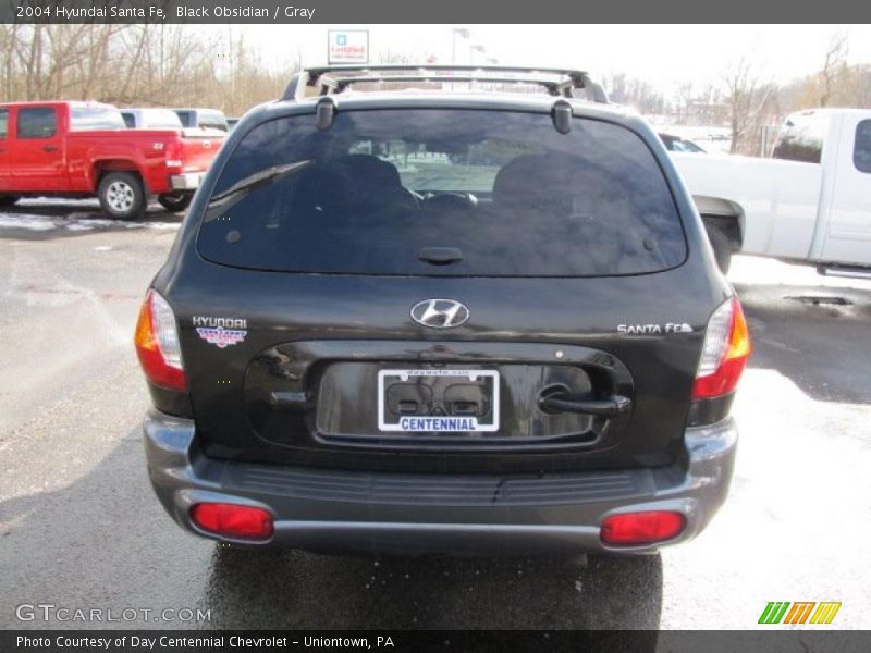 Black Obsidian / Gray 2004 Hyundai Santa Fe
