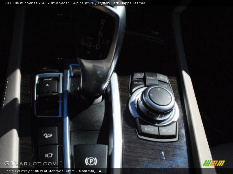  2010 7 Series 750i xDrive Sedan 6 Speed Automatic Shifter