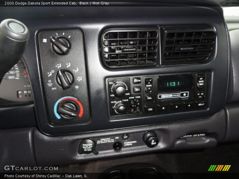 Controls of 2000 Dakota Sport Extended Cab