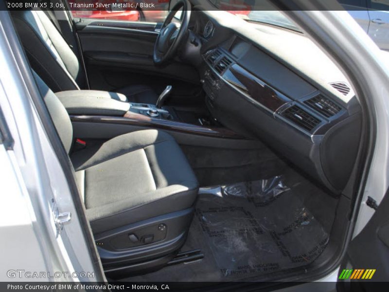 Titanium Silver Metallic / Black 2008 BMW X5 3.0si