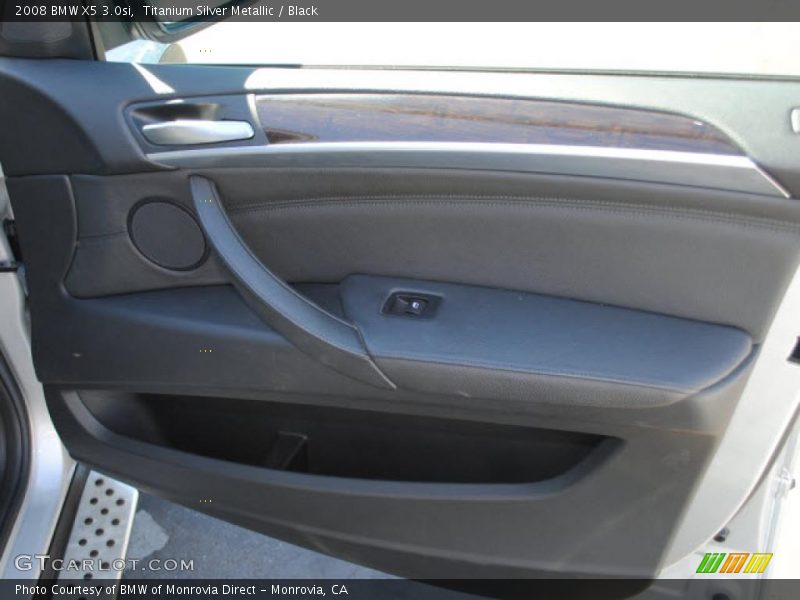 Titanium Silver Metallic / Black 2008 BMW X5 3.0si