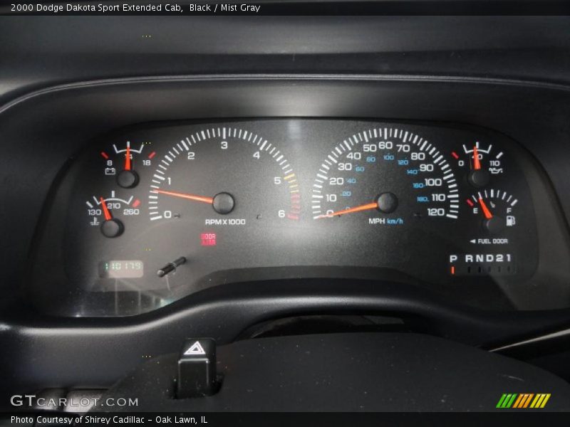  2000 Dakota Sport Extended Cab Sport Extended Cab Gauges