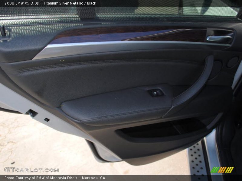 Titanium Silver Metallic / Black 2008 BMW X5 3.0si