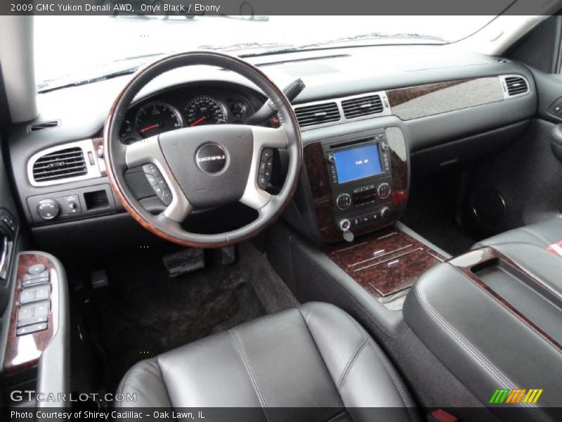 Onyx Black / Ebony 2009 GMC Yukon Denali AWD