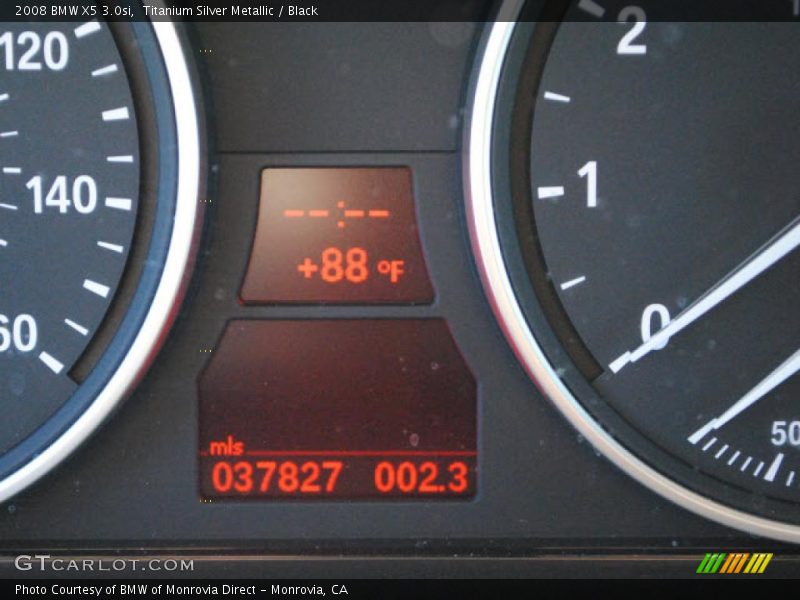 Titanium Silver Metallic / Black 2008 BMW X5 3.0si