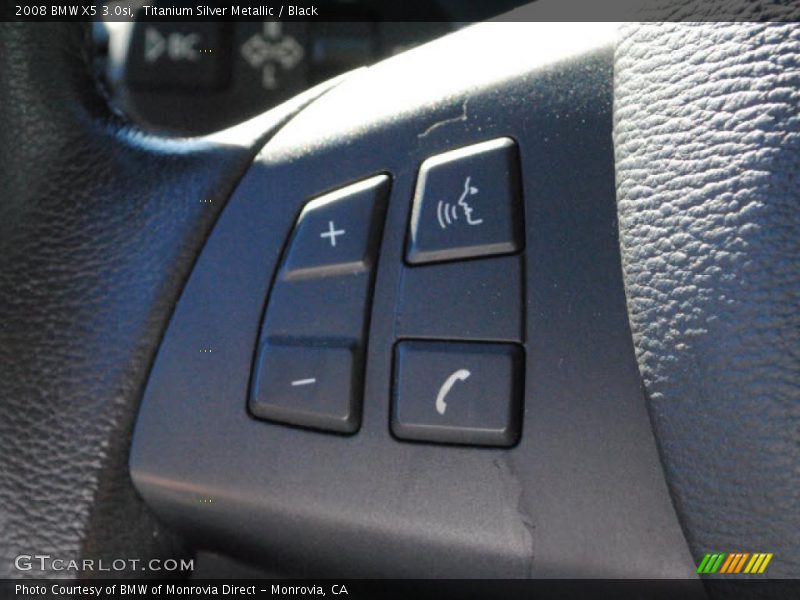 Titanium Silver Metallic / Black 2008 BMW X5 3.0si