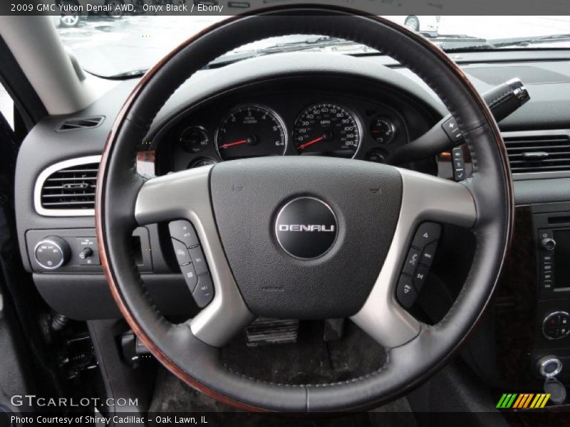 Onyx Black / Ebony 2009 GMC Yukon Denali AWD