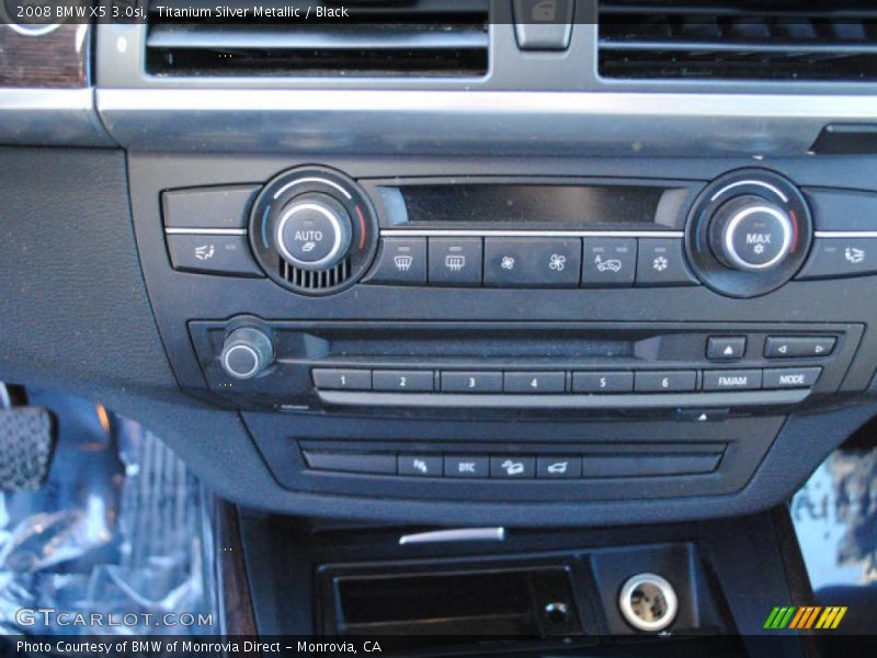 Titanium Silver Metallic / Black 2008 BMW X5 3.0si