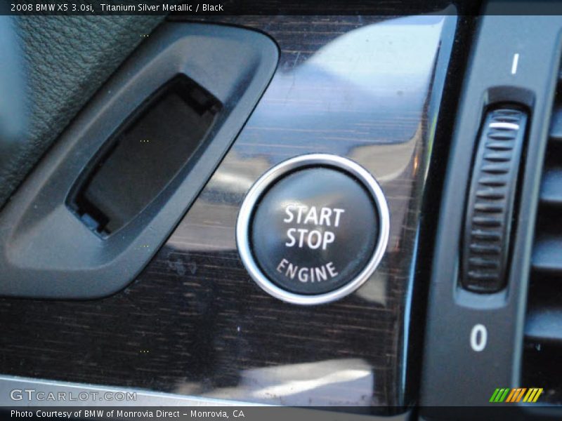 Titanium Silver Metallic / Black 2008 BMW X5 3.0si