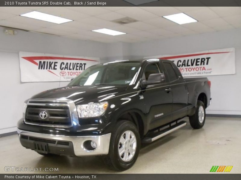Black / Sand Beige 2010 Toyota Tundra SR5 Double Cab