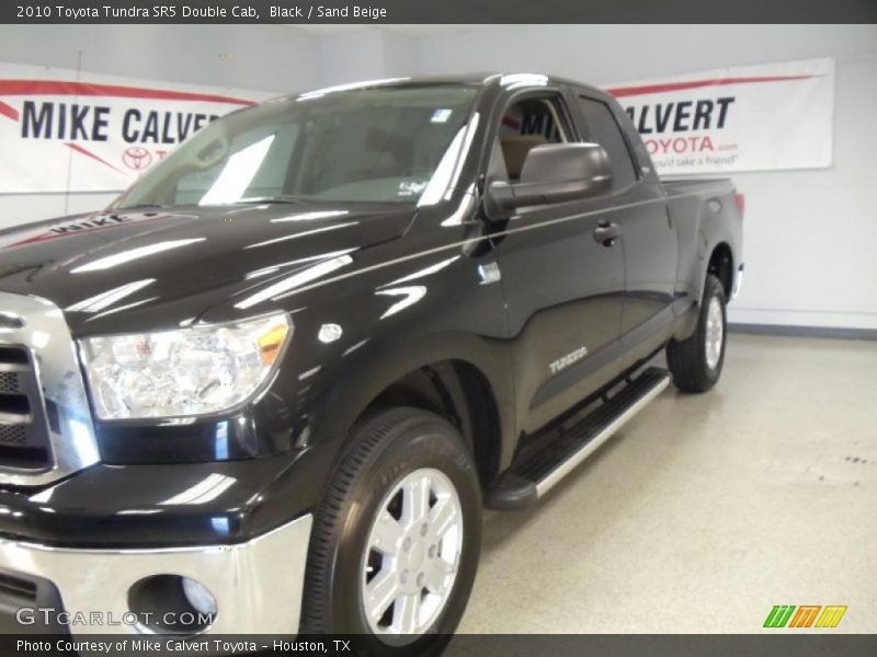 Black / Sand Beige 2010 Toyota Tundra SR5 Double Cab