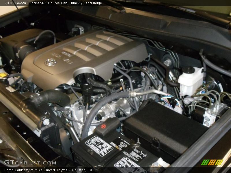Black / Sand Beige 2010 Toyota Tundra SR5 Double Cab