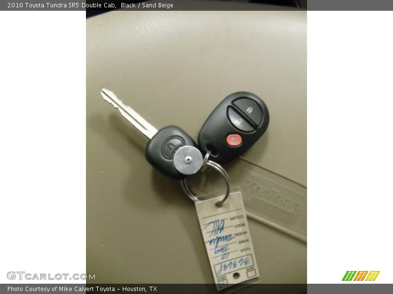 Black / Sand Beige 2010 Toyota Tundra SR5 Double Cab
