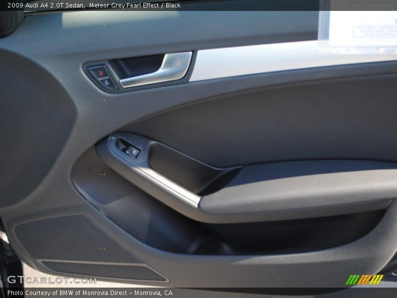 Meteor Grey Pearl Effect / Black 2009 Audi A4 2.0T Sedan