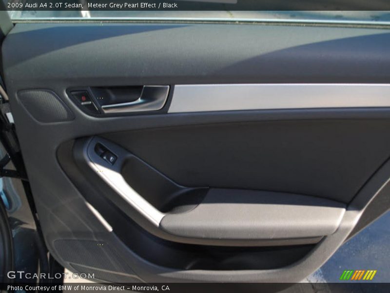 Meteor Grey Pearl Effect / Black 2009 Audi A4 2.0T Sedan
