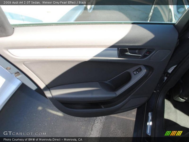 Meteor Grey Pearl Effect / Black 2009 Audi A4 2.0T Sedan