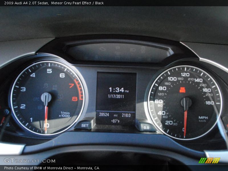  2009 A4 2.0T Sedan 2.0T Sedan Gauges