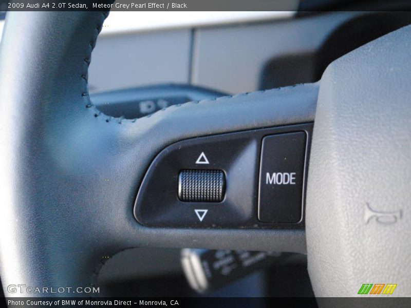 Meteor Grey Pearl Effect / Black 2009 Audi A4 2.0T Sedan