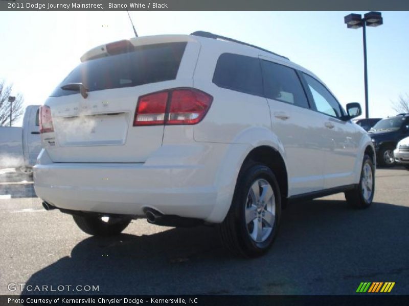 Bianco White / Black 2011 Dodge Journey Mainstreet