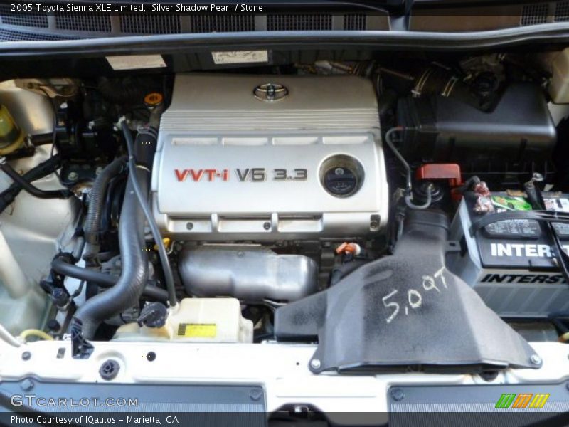 Silver Shadow Pearl / Stone 2005 Toyota Sienna XLE Limited