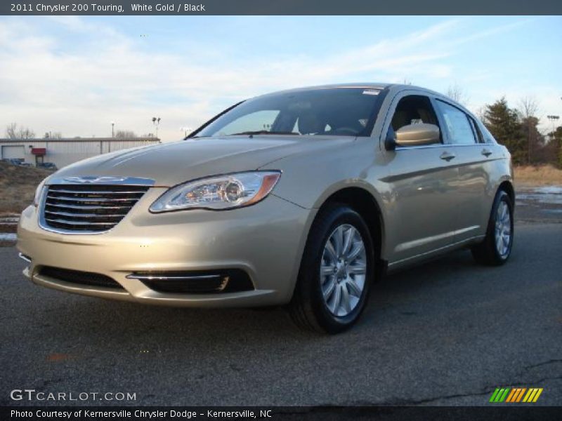 White Gold / Black 2011 Chrysler 200 Touring