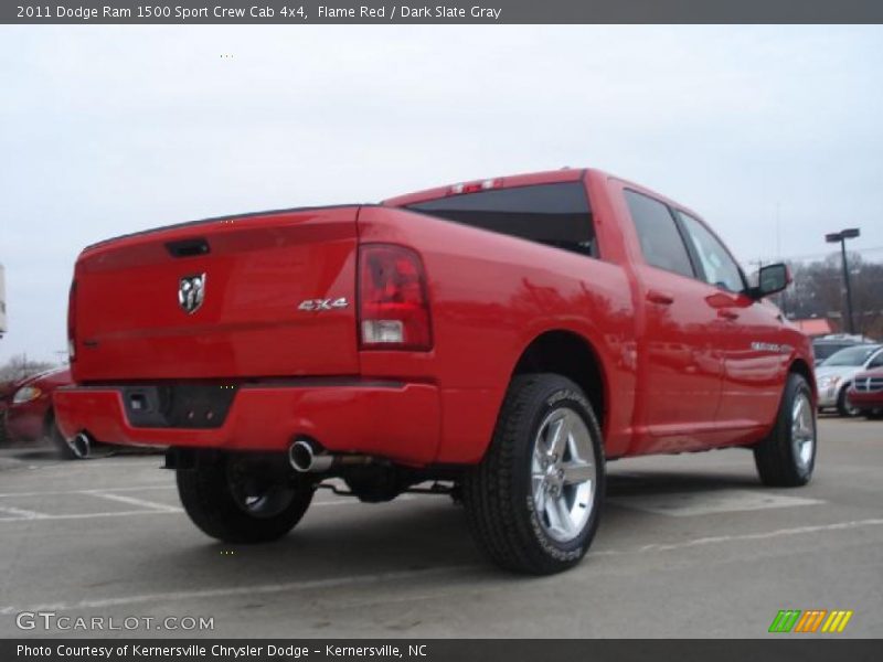  2011 Ram 1500 Sport Crew Cab 4x4 Flame Red