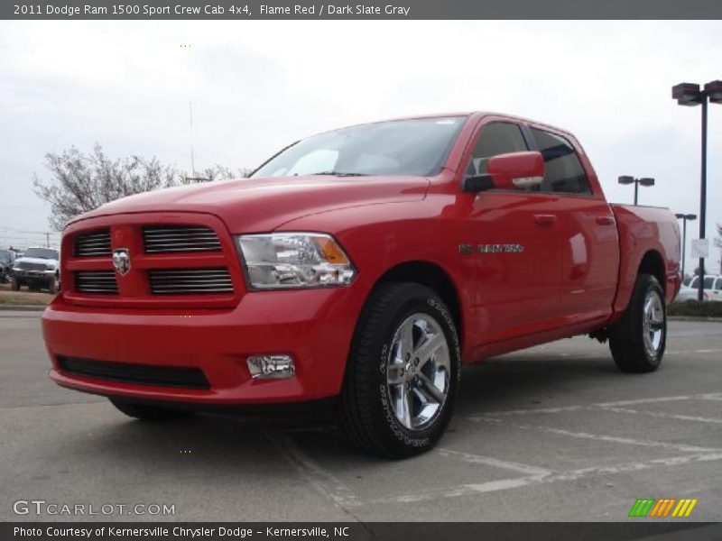  2011 Ram 1500 Sport Crew Cab 4x4 Flame Red