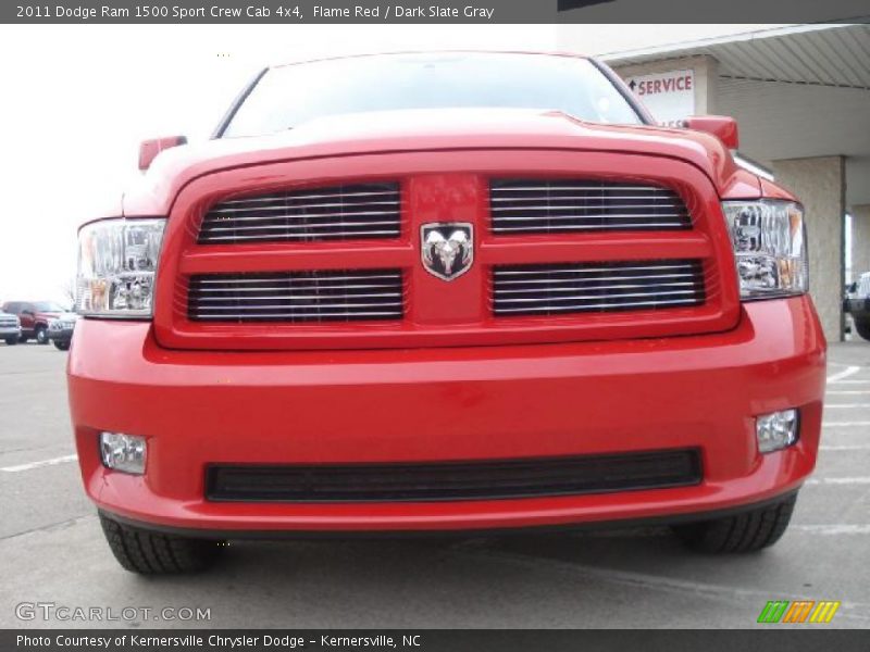 Flame Red / Dark Slate Gray 2011 Dodge Ram 1500 Sport Crew Cab 4x4