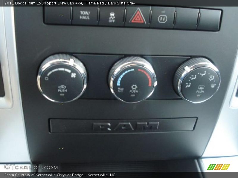 Flame Red / Dark Slate Gray 2011 Dodge Ram 1500 Sport Crew Cab 4x4