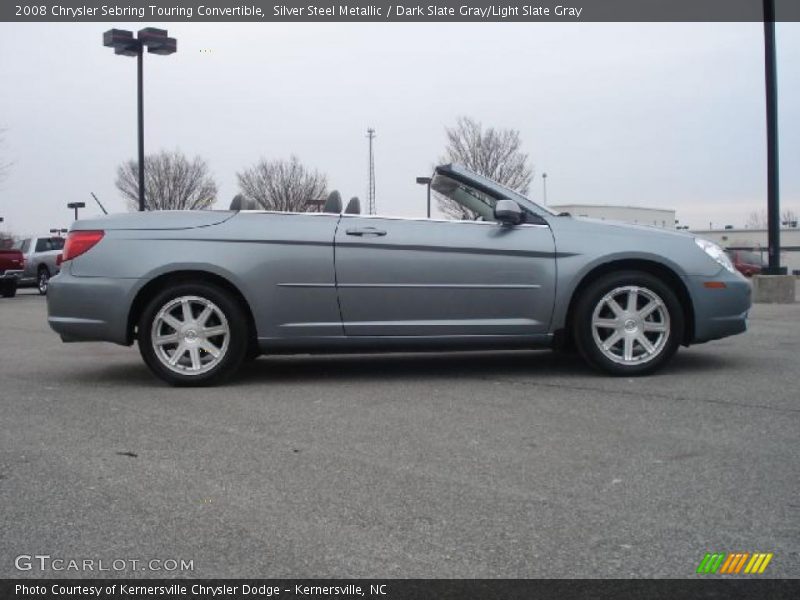Silver Steel Metallic / Dark Slate Gray/Light Slate Gray 2008 Chrysler Sebring Touring Convertible