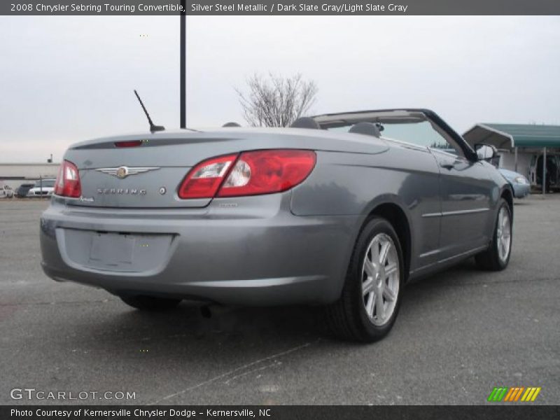 Silver Steel Metallic / Dark Slate Gray/Light Slate Gray 2008 Chrysler Sebring Touring Convertible