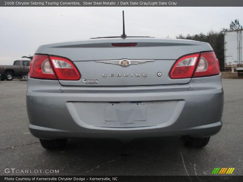 Silver Steel Metallic / Dark Slate Gray/Light Slate Gray 2008 Chrysler Sebring Touring Convertible