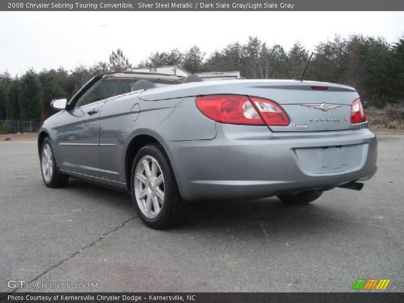 Silver Steel Metallic / Dark Slate Gray/Light Slate Gray 2008 Chrysler Sebring Touring Convertible