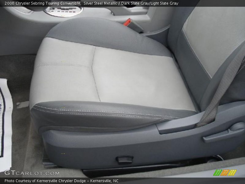 Silver Steel Metallic / Dark Slate Gray/Light Slate Gray 2008 Chrysler Sebring Touring Convertible