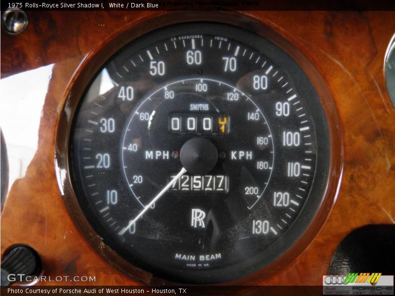 White / Dark Blue 1975 Rolls-Royce Silver Shadow I