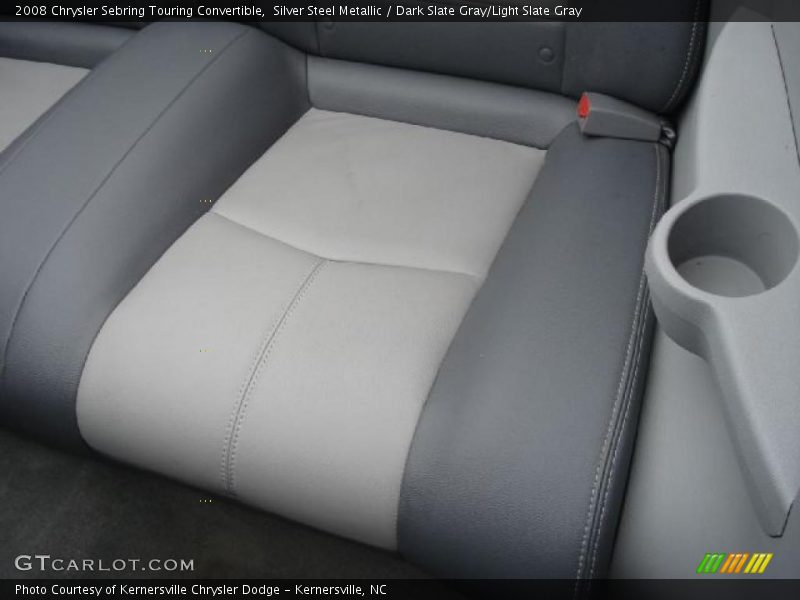 Silver Steel Metallic / Dark Slate Gray/Light Slate Gray 2008 Chrysler Sebring Touring Convertible
