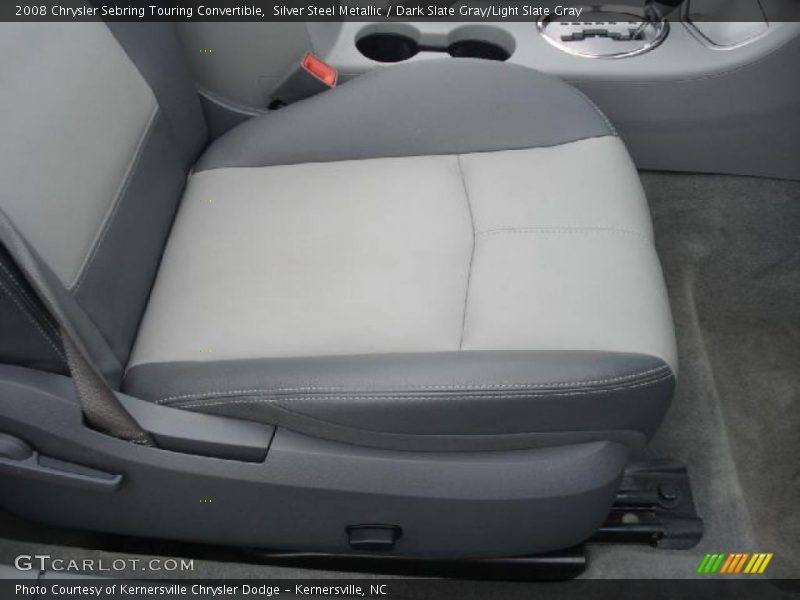 Silver Steel Metallic / Dark Slate Gray/Light Slate Gray 2008 Chrysler Sebring Touring Convertible
