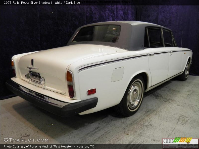 White / Dark Blue 1975 Rolls-Royce Silver Shadow I