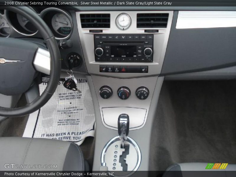 Silver Steel Metallic / Dark Slate Gray/Light Slate Gray 2008 Chrysler Sebring Touring Convertible