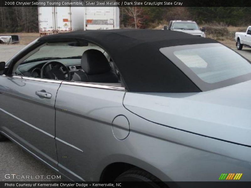 Silver Steel Metallic / Dark Slate Gray/Light Slate Gray 2008 Chrysler Sebring Touring Convertible